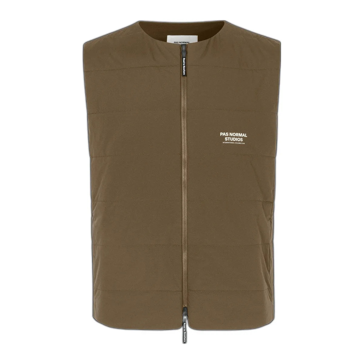 PAS NORMAL STUDIOS Off-Race Thermal Gilet - Army Brown