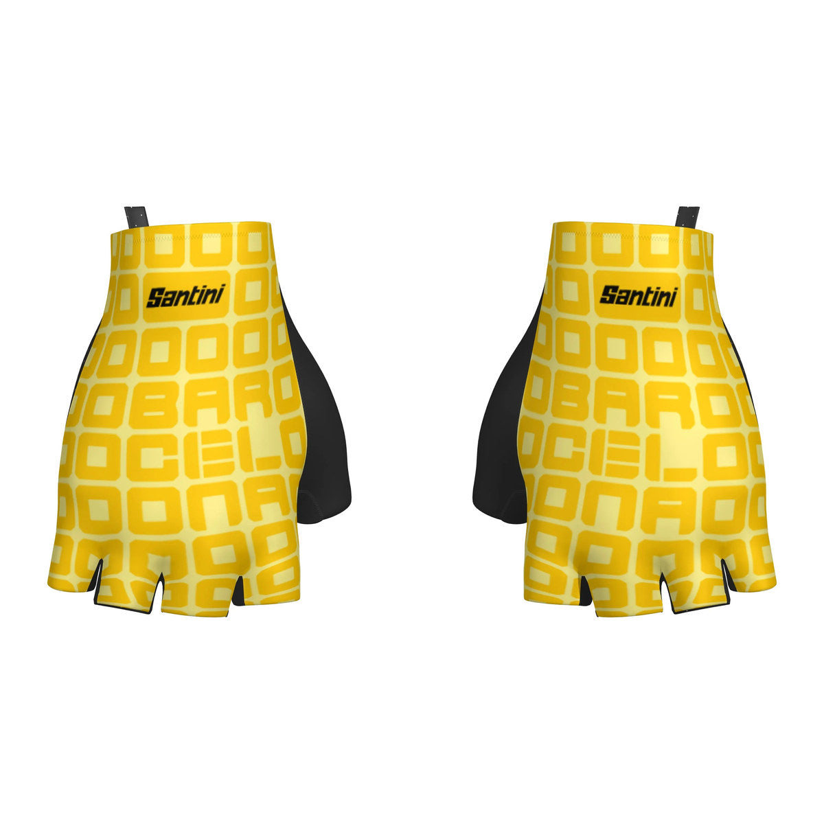 SANTINI TDF Gran Départ Barcelone Gloves - Yellow