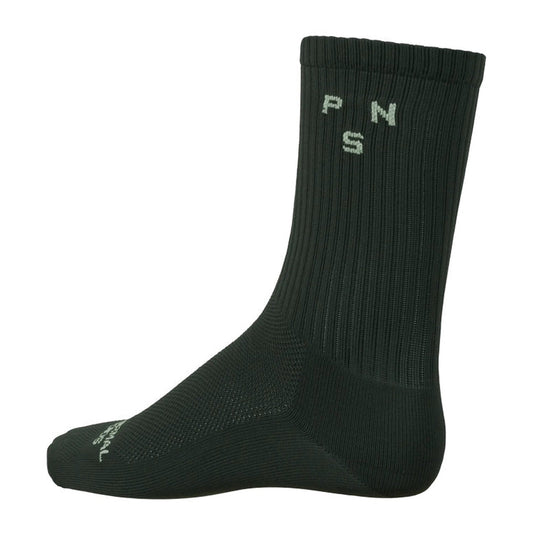 PAS NORMAL STUDIOS Off Race Ribbed Socks - Dark Olive