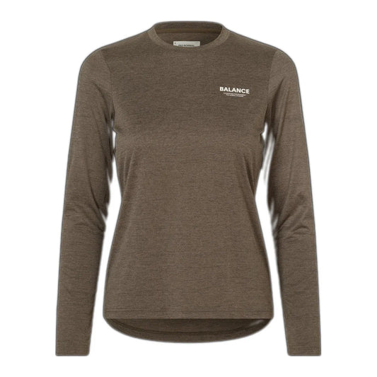 PAS NORMAL STUDIOS Women Balance Long Sleeve T-shirt - Dusty Brown