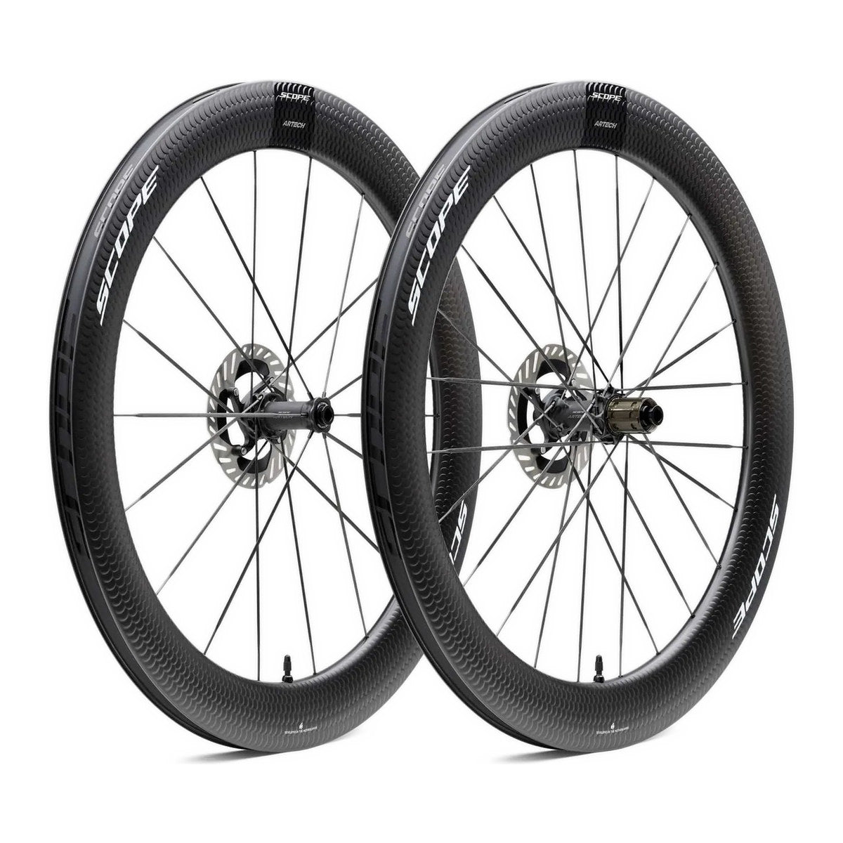 SCOPE Artech 6.A Carbon All-Road Wheelset - White Decals
