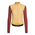 PAS NORMAL STUDIOS Mechanism Women Long Sleeve Jersey - Camel/Maroon