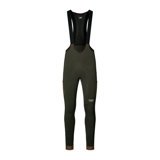 PAS NORMAL STUDIOS Men Escapism Long Cargo Bibs - Dark Olive