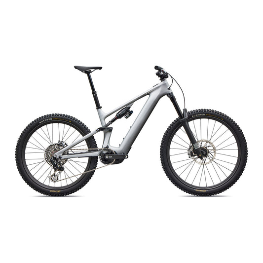 SPECIALIZED S-Works Turbo Levo 4 MTB Ebike - Satin Silver Dust / Black Pearl / Gloss Chrome