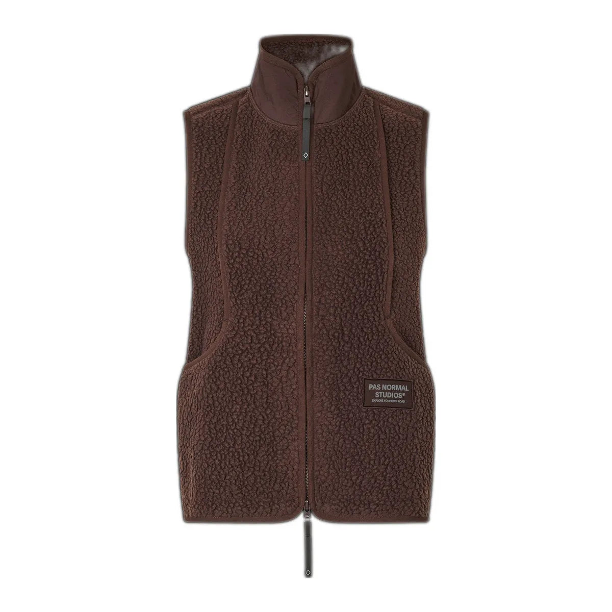PAS NORMAL STUDIOS Women Off-Race Pile Fleece Vest - Light Brown