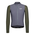PAS NORMAL STUDIOS Mechanism Long Sleeve Jersey - Steel/Dark Olive