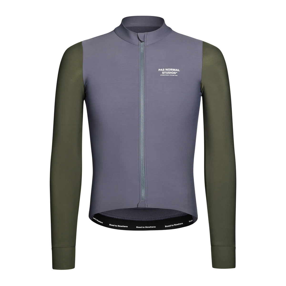PAS NORMAL STUDIOS Mechanism Long Sleeve Jersey - Steel/Dark Olive