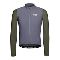 PAS NORMAL STUDIOS Mechanism Maillot Ciclismo Manga Larga - Steel/Dark Olive