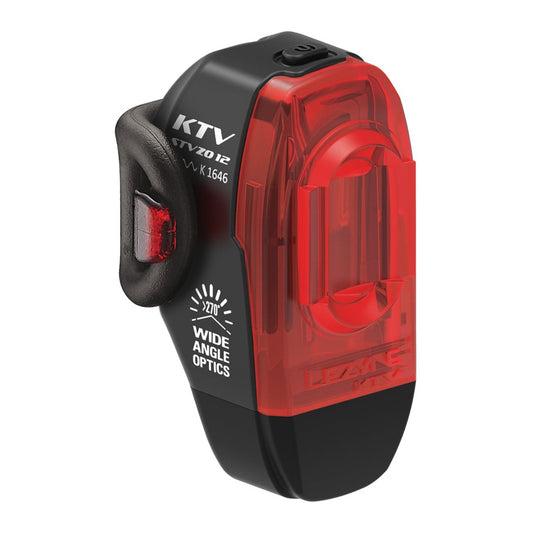 LEZYNE KTV STVZO Rear LIGHT - BLACK/RED