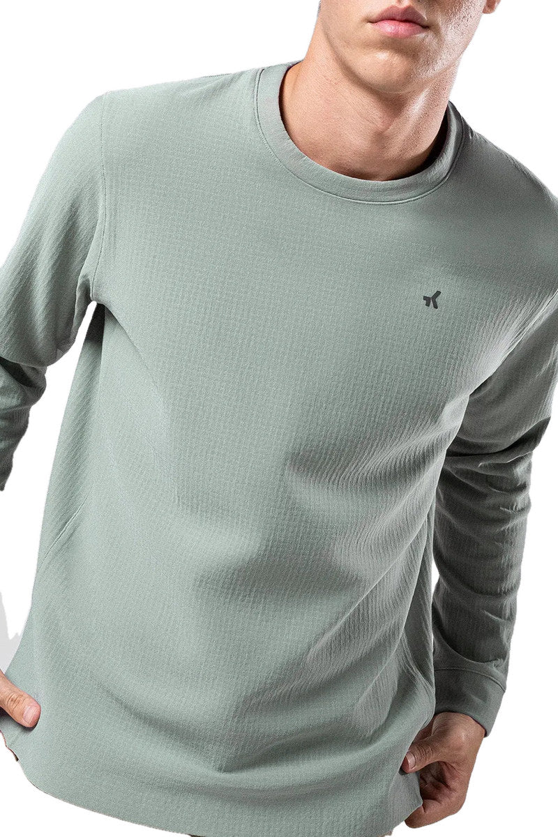 GOBIK Polartec Airpeak Unisex Sweatshirt - Iceberg Green