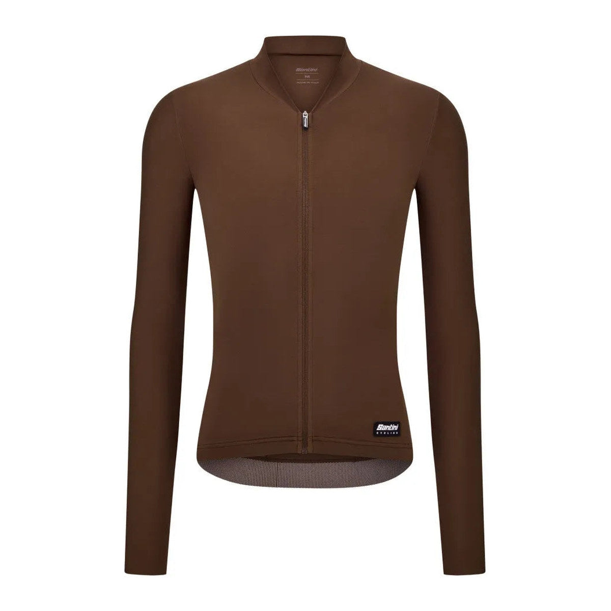 SANTINI Ready To Ride Unisex Long Sleeve Jersey - Chocolate