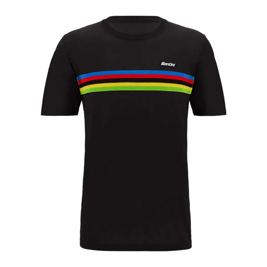 SANTINI UCI World Champion TShirt - Black