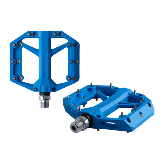 SHIMANO PD-GR400 Flat Pedals - Blue