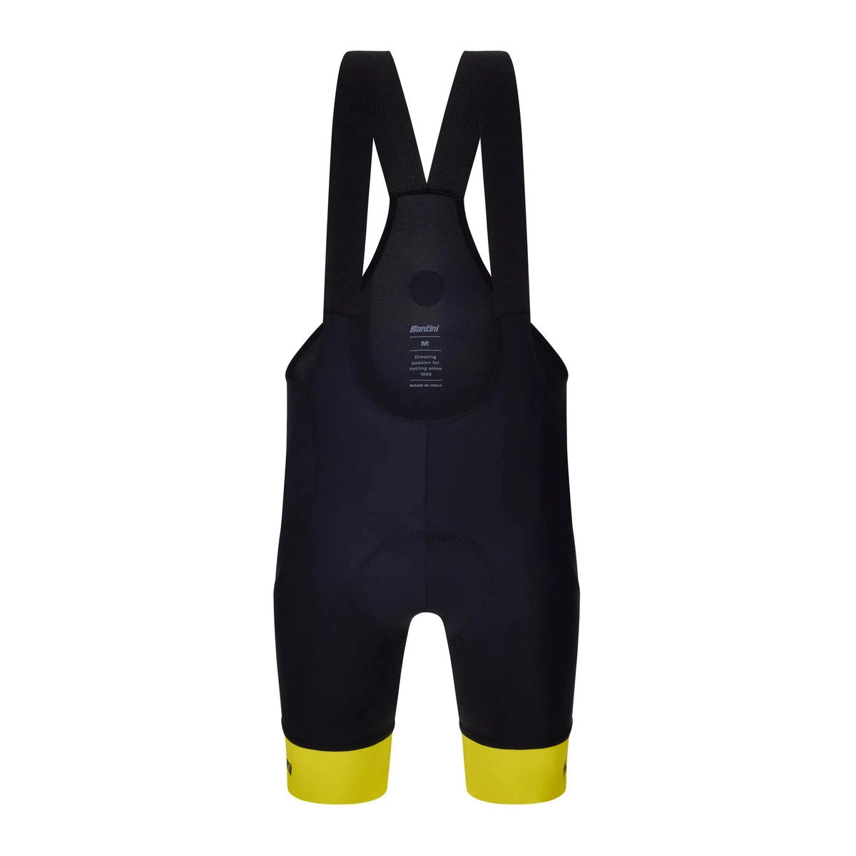 SANTINI Tour De France Yellow Jersey Bib Short - Black/Yellow