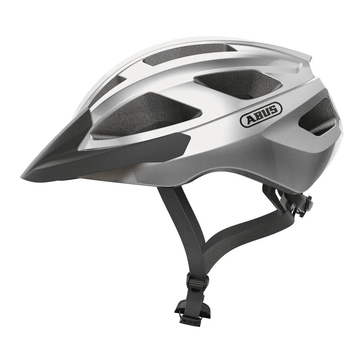 ABUS MACATOR HELMET - GLEAM SILVER