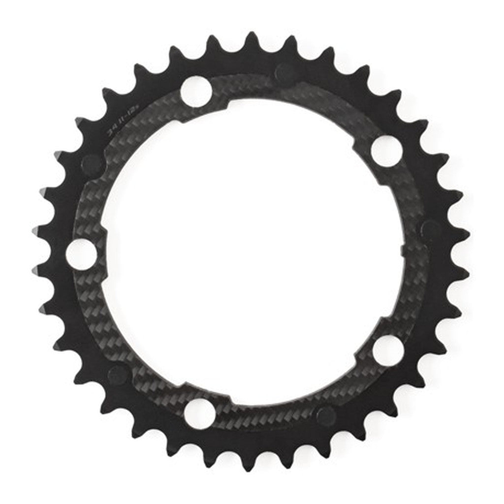 Carbon-Ti X-CarboRing 34x110 5 Arms - Carbon Black