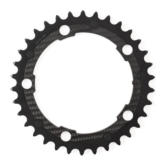 Carbon-Ti X-CarboRing 34x110 5 Arms - Carbon Black