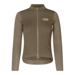 PAS NORMAL STUDIOS Mujer Escapism Wool Maillot Ciclismo Manga Larga - Dark Stone