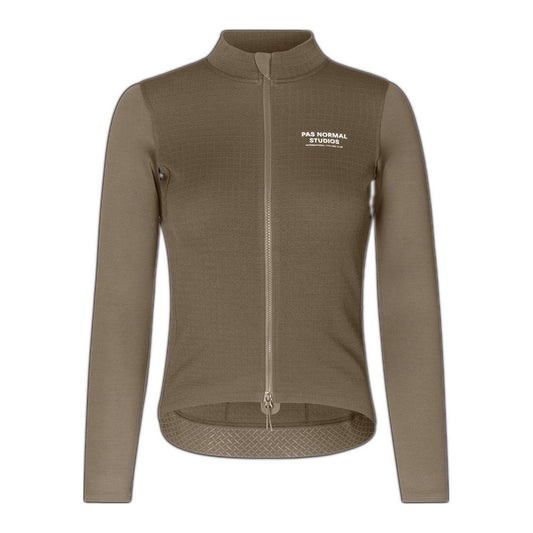 PAS NORMAL STUDIOS Women Escapism Wool Long Sleeve Jersey - Dark Stone