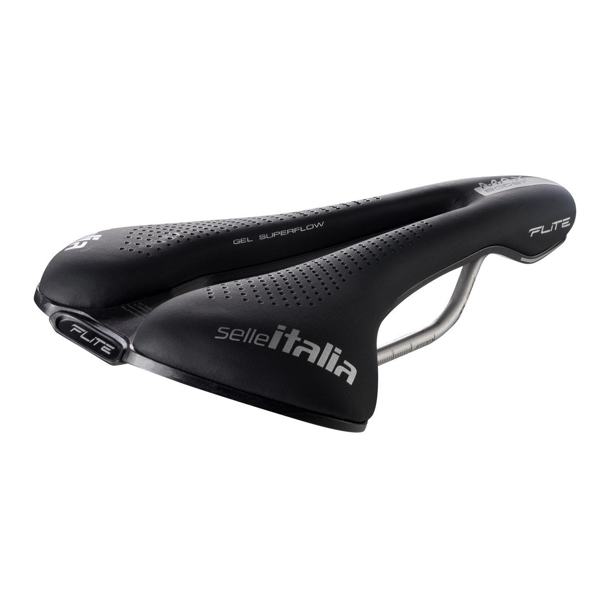 SELLE ITALIA Max Flite Boost TI 316 Gel Superflow Saddle - Black
