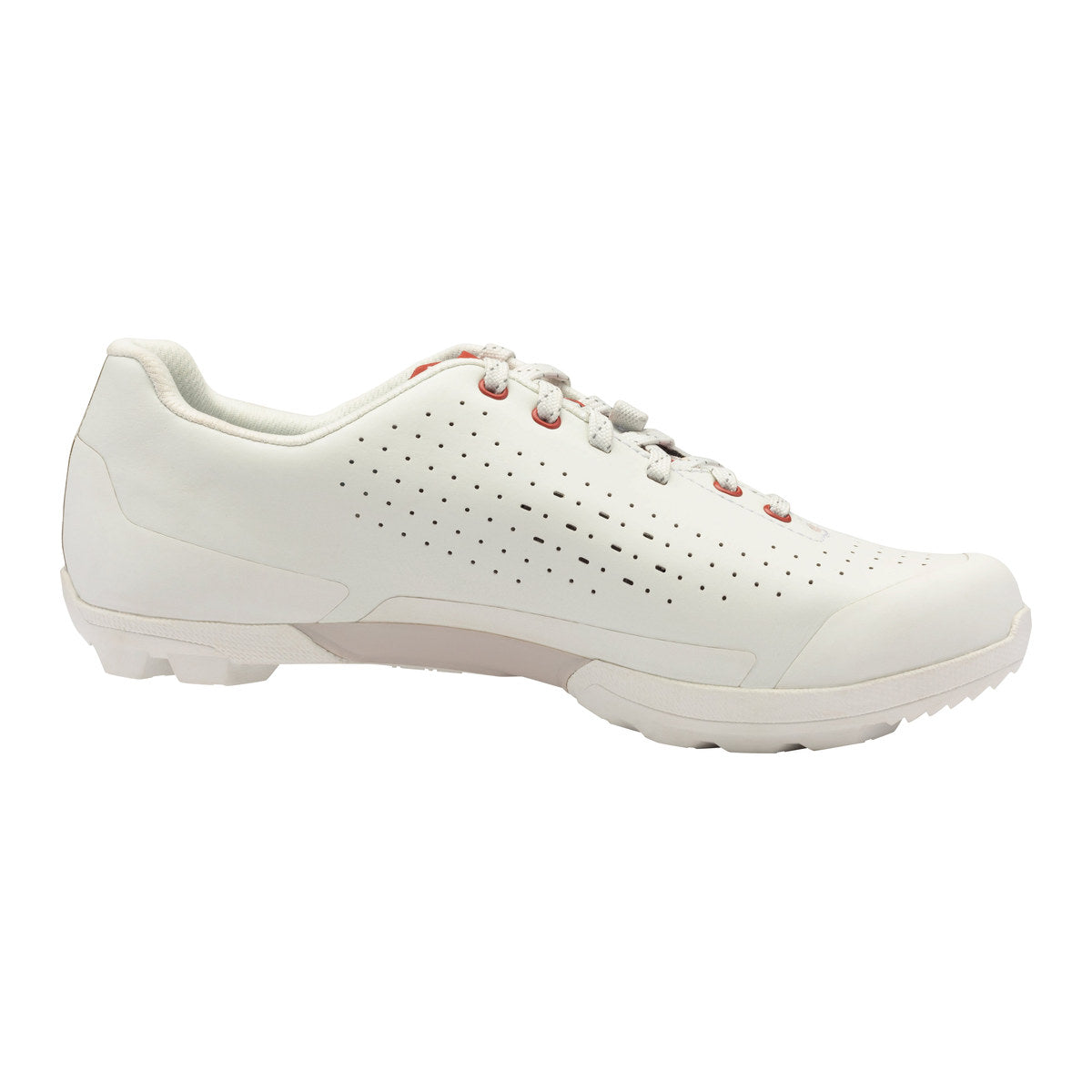SIDI Polvere Gravel Cycling Shoes - Ice White / Dark Red