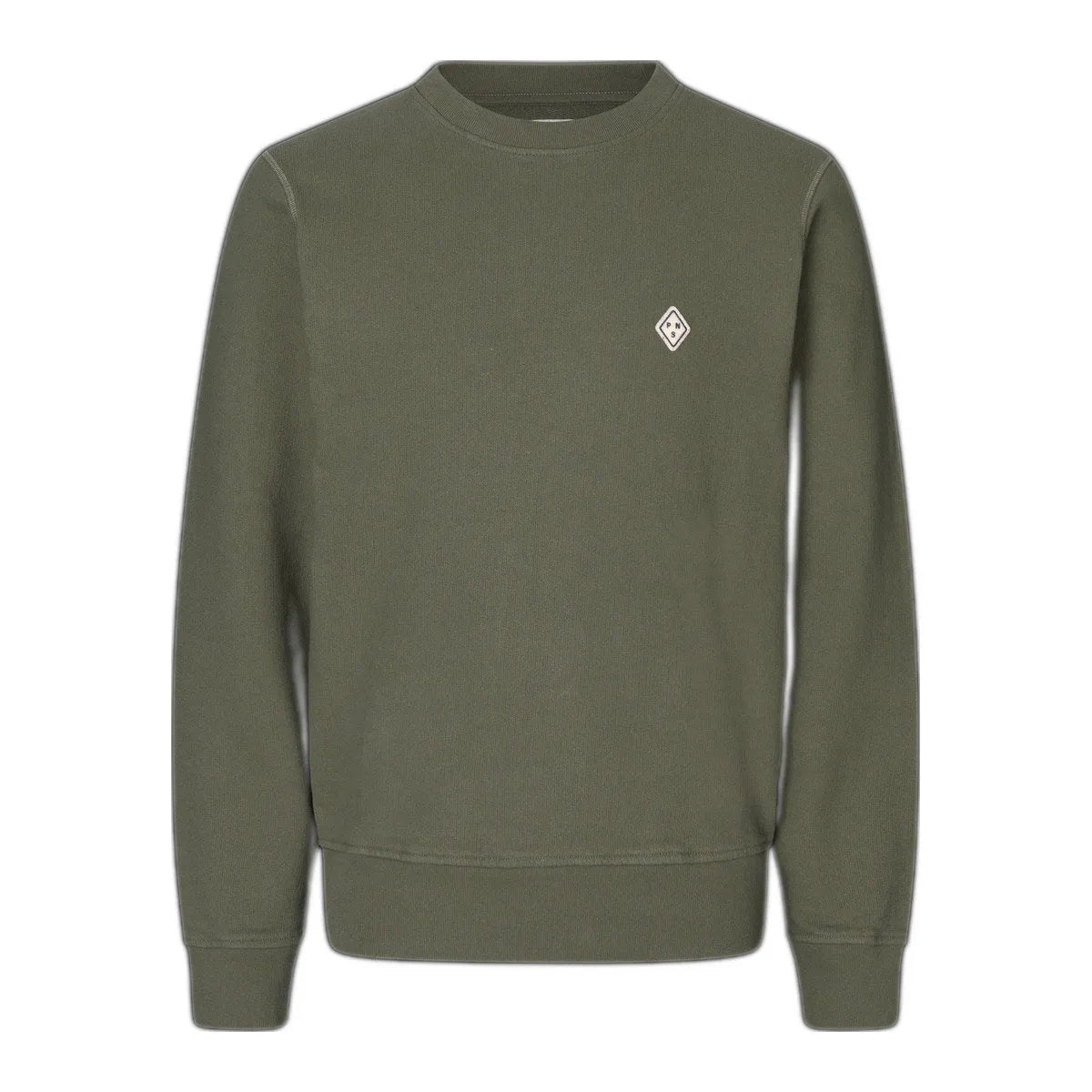 PAS NORMAL STUDIOS Off-Race Patch Sweatshirt - Dusty Olive