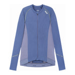 PEDALED ELEMENT COOLAIR REFLECTIVE LONG SLEEVE JERSEY - SKIPPER BLUE