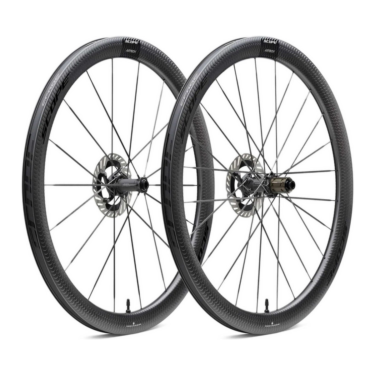 SCOPE Artech 4.A Carbon All-Road Wheelset - Black Decals