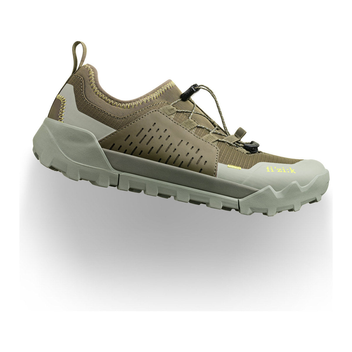 FIZIK TERRA ERGOLACE 2 GRAVEL SHOES - FOREST GREEN/CARAMEL
