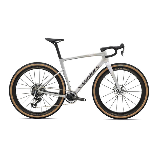 SPECIALIZED SWorks Crux 5  SRAM RED XPLR Gravel Bike - Gldprl/Sildst/Nblmet