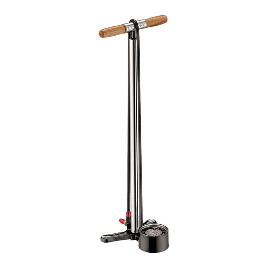 LEZYNE ALLOY FLOOR DRIVE TALL FLOOR PUMP - SILVER/GLOSSY