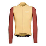 PAS NORMAL STUDIOS Mechanism Maillot Ciclismo Manga Larga - Camel/Maroon