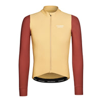 PAS NORMAL STUDIOS Mechanism Maillot Ciclismo Manga Larga - Camel/Maroon