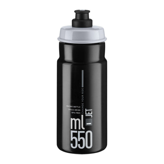 ELITE JET BIDON 550ML - BLACK/GREY