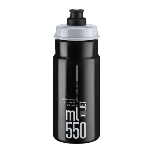 ELITE JET BIDON 550ML - BLACK/GREY
