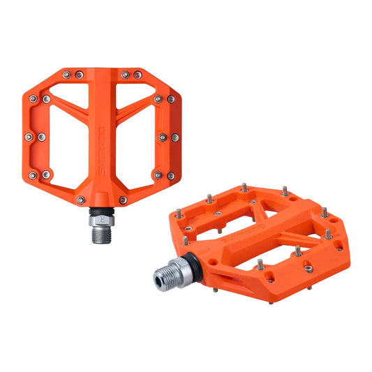 SHIMANO PD-GR400 Flat Pedals - Orange
