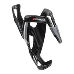 ELITE CUSTOM RACE PLUS BOTTLE CAGE - BLACK GLOSSY/WHITE