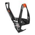 ELITE CANNIBAL XC BIO BASED BOTTLE CAGE - BLACK GLOSSY/ORANGE