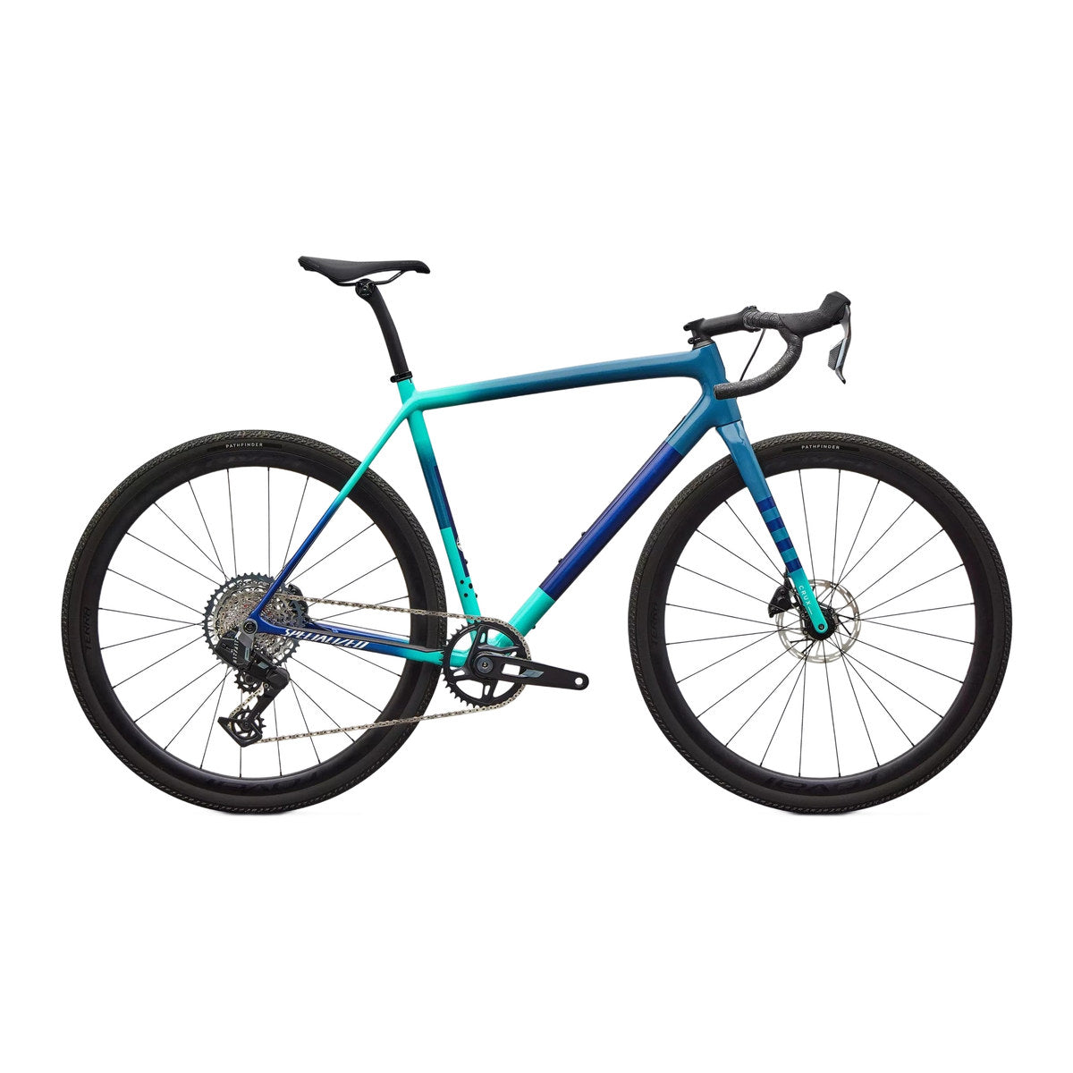 SPECIALIZED Crux Expert 2026 Gravel Bike Sram Rival AXS E1 XPLR - Grey Blue/lagoon Blue/dune White/majesty Blue