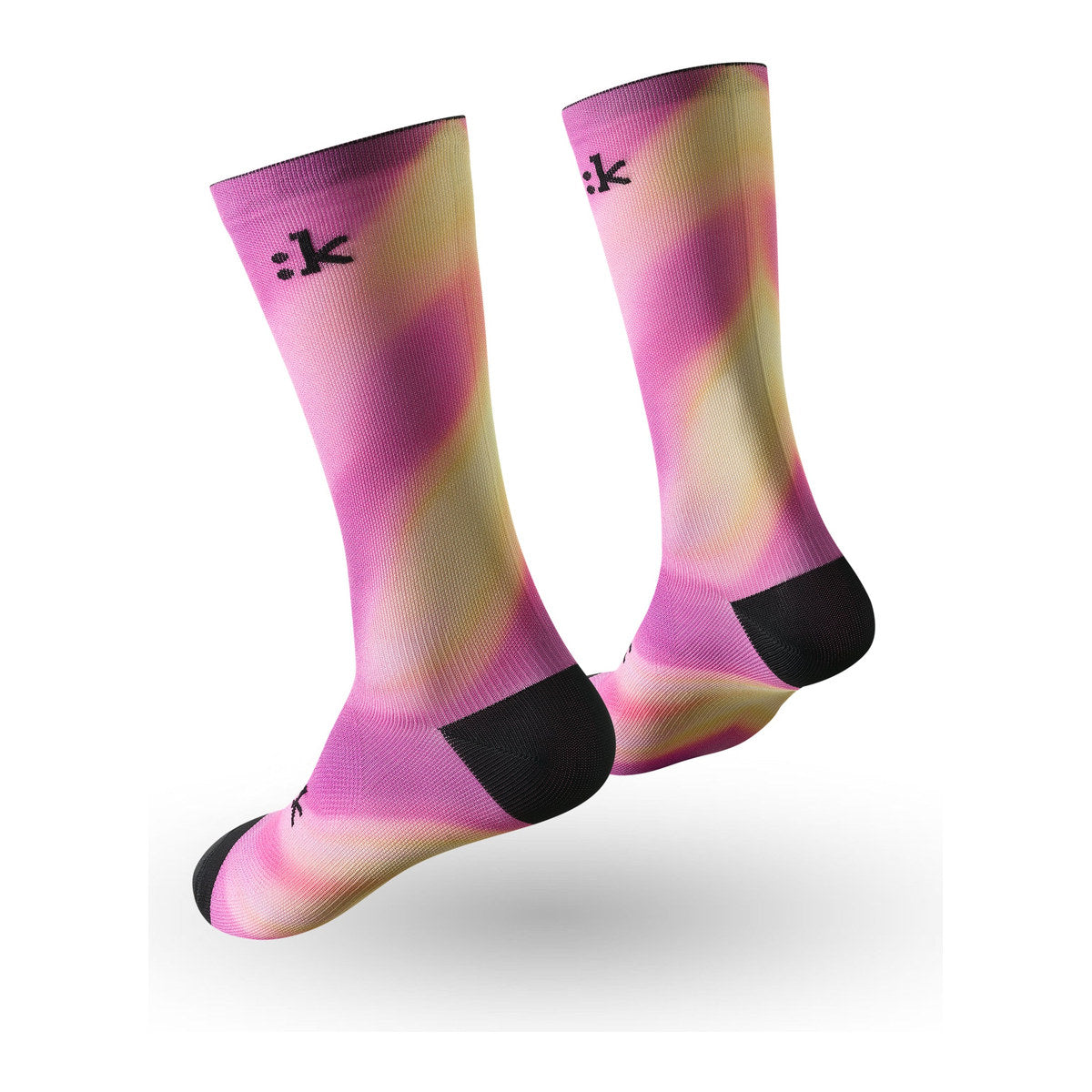 FIZIK FADED CYCLING SOCKS - PURPLE/YELLOW