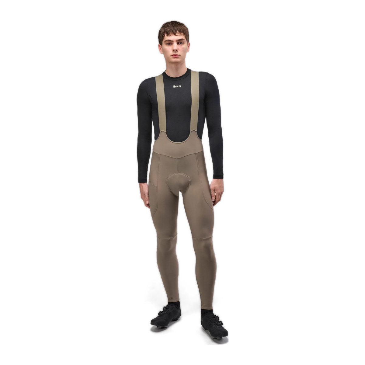 PEDALED ELEMENT BIB TIGHTS - STONE GRAY