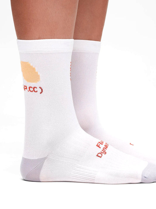 MAAP Strata Team Sock - White/Sorbet