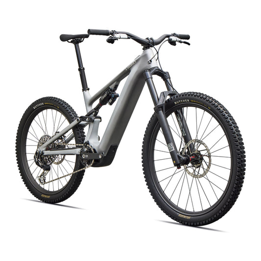 SPECIALIZED S-Works Turbo Levo 4 MTB Ebike - Satin Silver Dust / Black Pearl / Gloss Chrome
