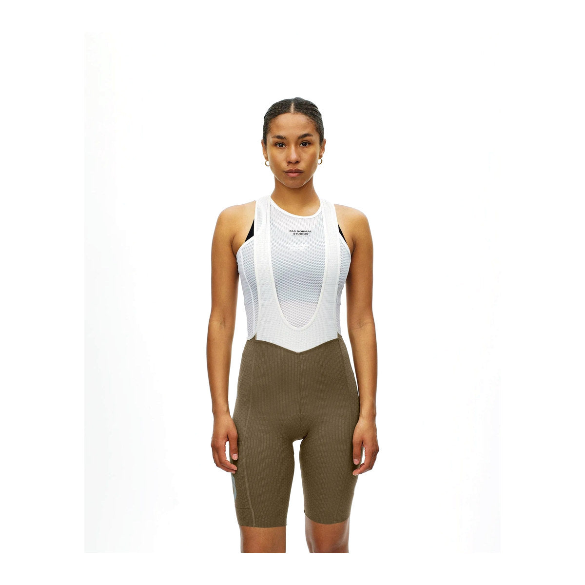 PAS NORMAL STUDIOS Women T.K.O. Essential Light Cargo Bibs - Dark Stone