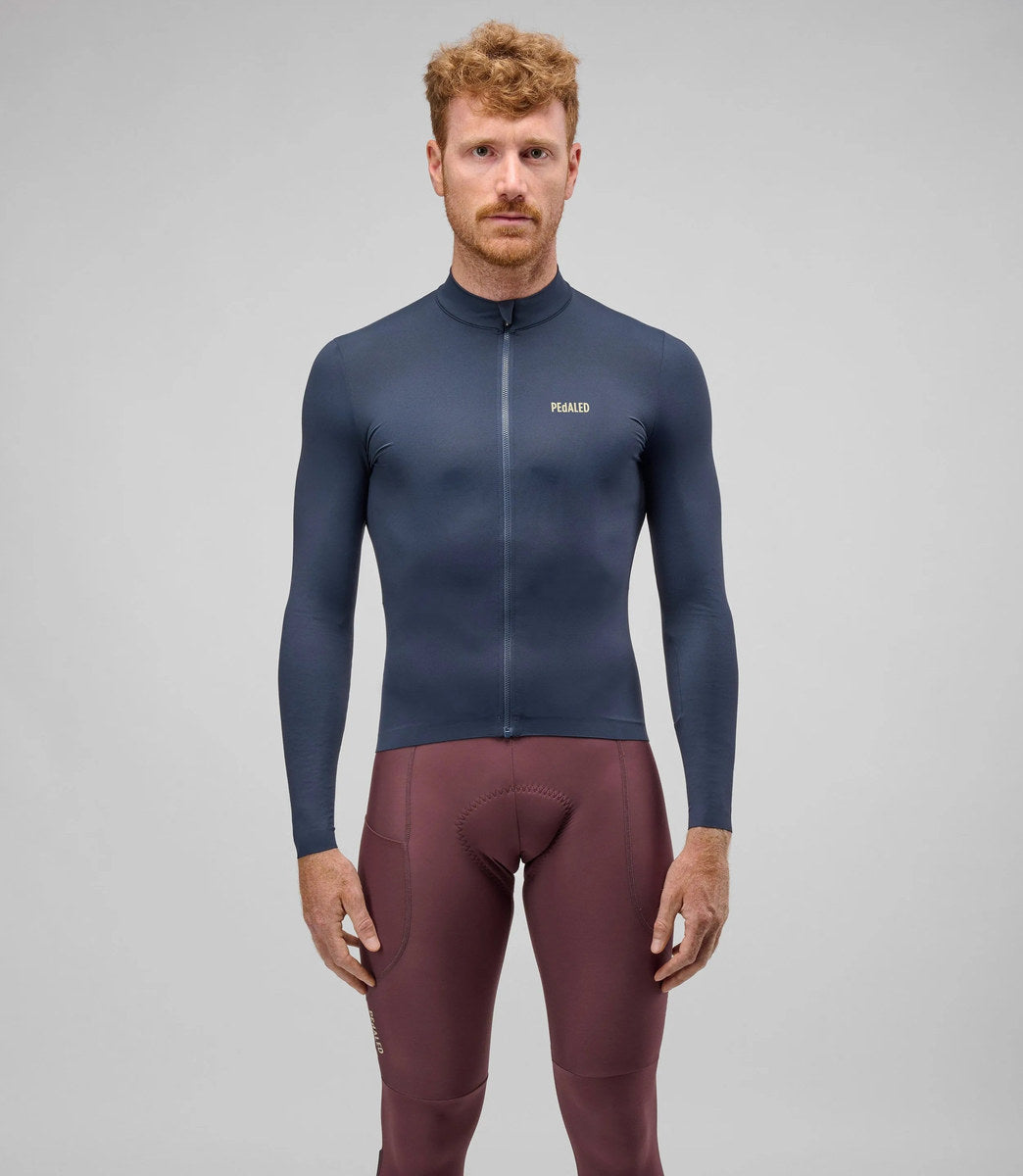 PEDALED ELEMENT LONG SLEEVE JERSEY - TOTAL ECLIPSE