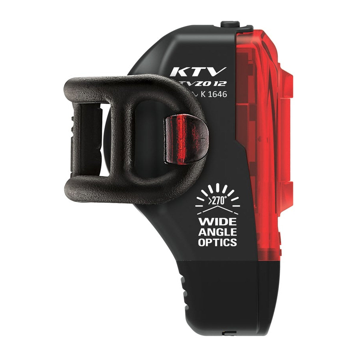 LEZYNE KTV STVZO Rear LIGHT - BLACK/RED