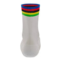 SANTINI UCI OFFICIAL WORLD CHAMPION  CYCLING SOCKS - White/Rainbow