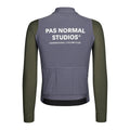 PAS NORMAL STUDIOS Mechanism Long Sleeve Jersey - Steel/Dark Olive