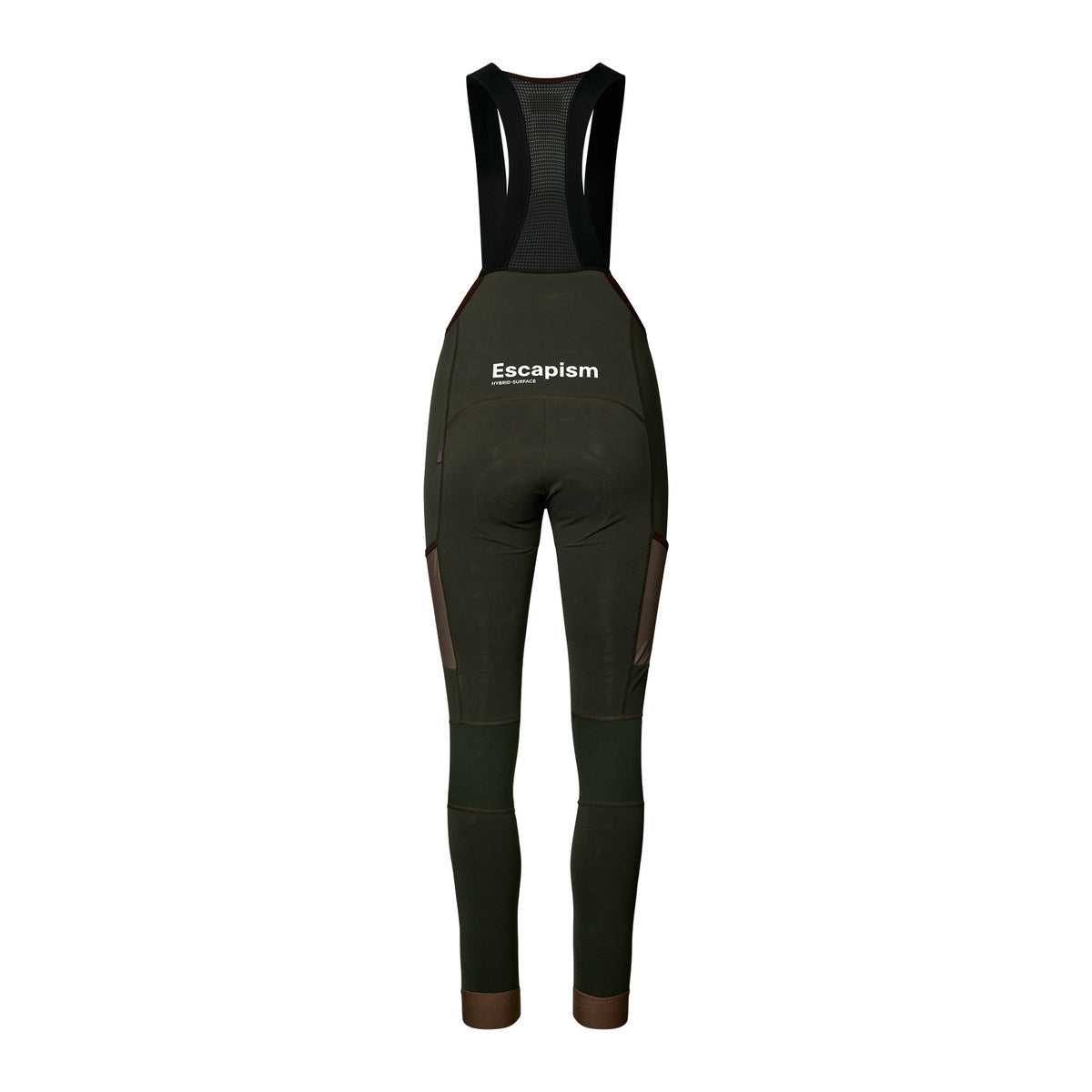 PAS NORMAL STUDIOS Women Escapism Long Cargo Bibs - Dark Olive