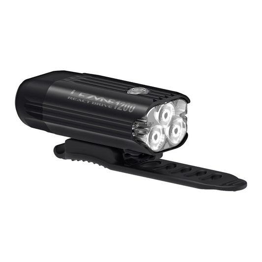 LEZYNE REACT DRIVE 1200 LUMEN RADAR Front LIGHT - Black